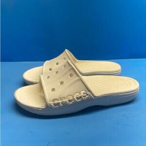 Crocs Slides Adult Baya II Comfortable Sandals for Men size 5 and Women size 7